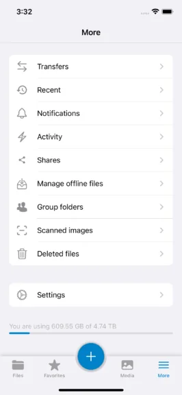 Filtrer l'affichage sur les dossiers de groupes sous iOS